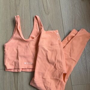Wilo Peach Activewear Set